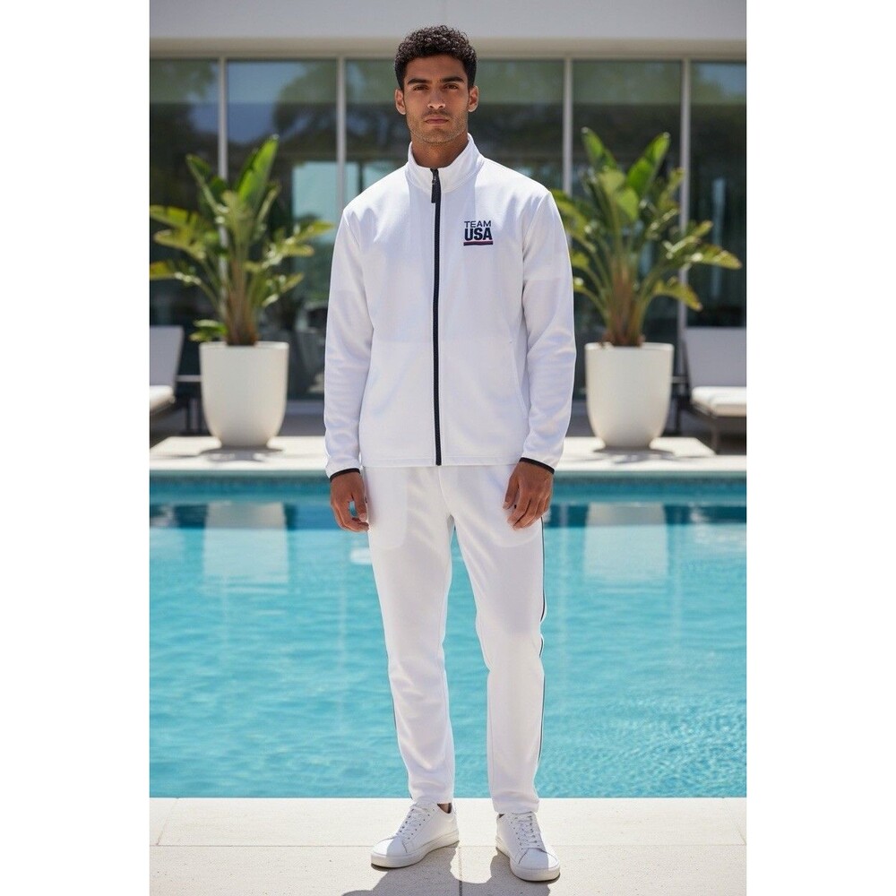 team usa zip up sweatshirt xl‎ mens olympics